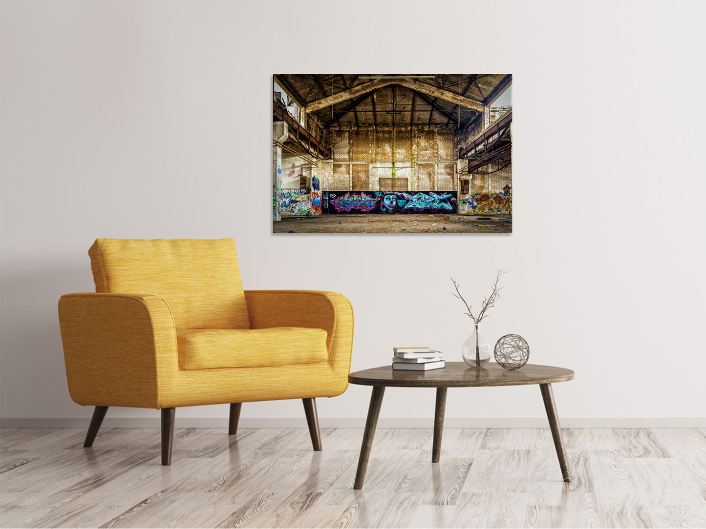 Leinwandbild Loft Graffiti