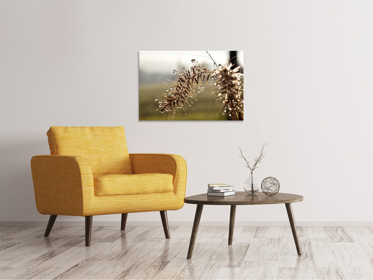 Leinwandbild Tropfen der Natur