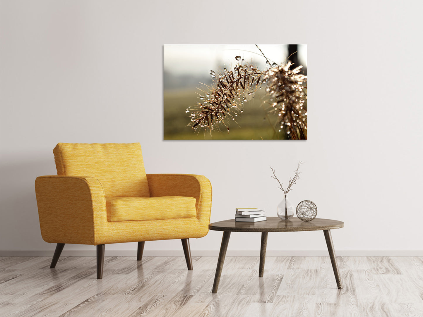 Leinwandbild Tropfen der Natur