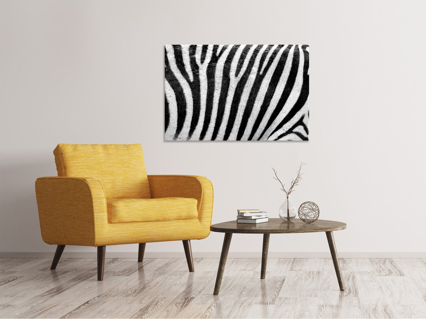 Leinwandbild Streifen vom Zebra