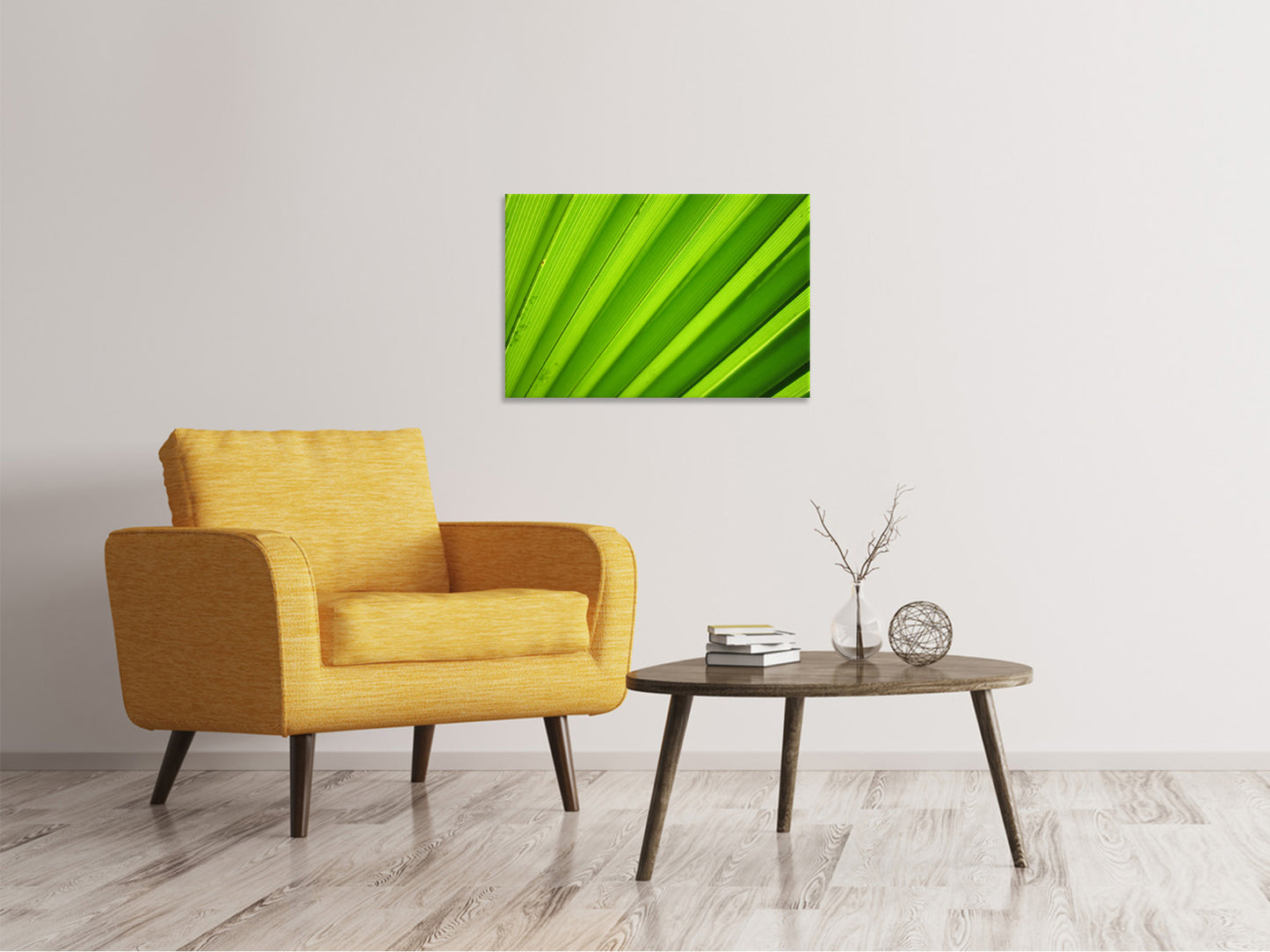 Leinwandbild Palm Streifen 2