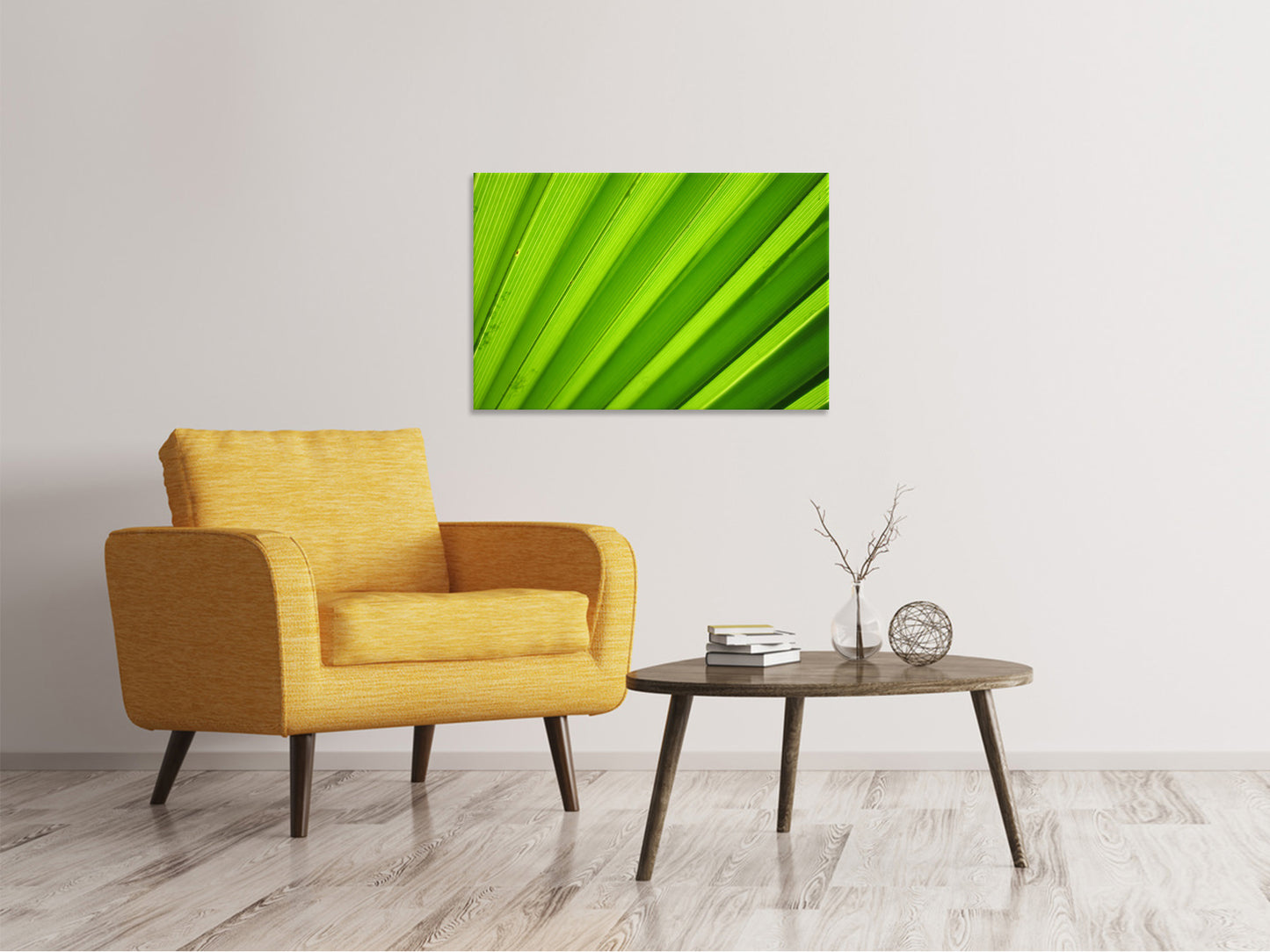Leinwandbild Palm Streifen 2