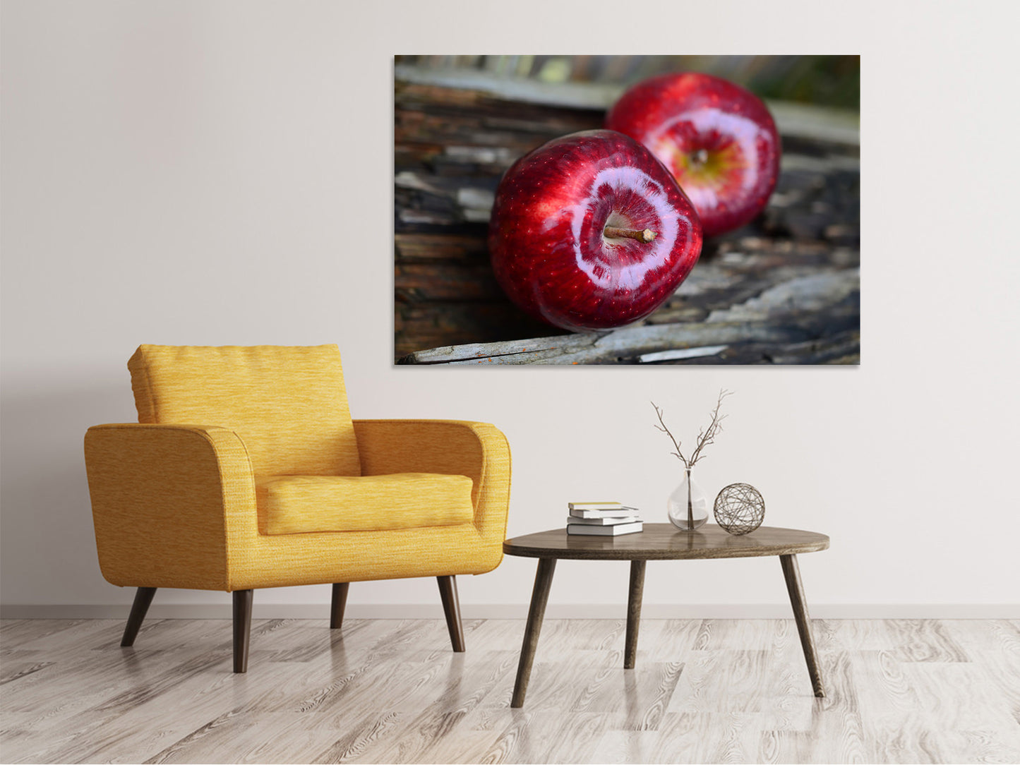 Leinwandbild 2 Äpfel