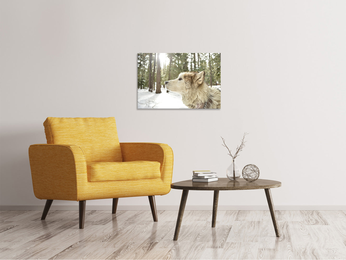 Leinwandbild Der Alaskan Malamute