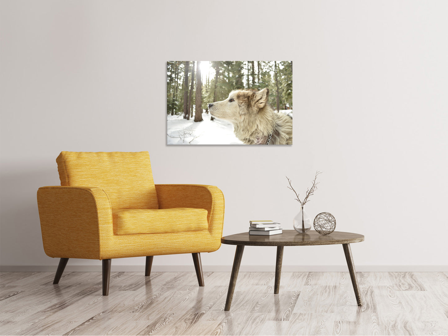 Leinwandbild Der Alaskan Malamute