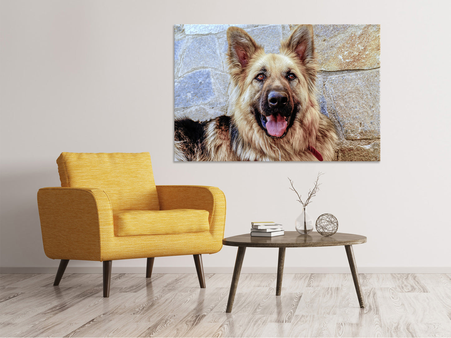 Leinwandbild Der Schäferhund