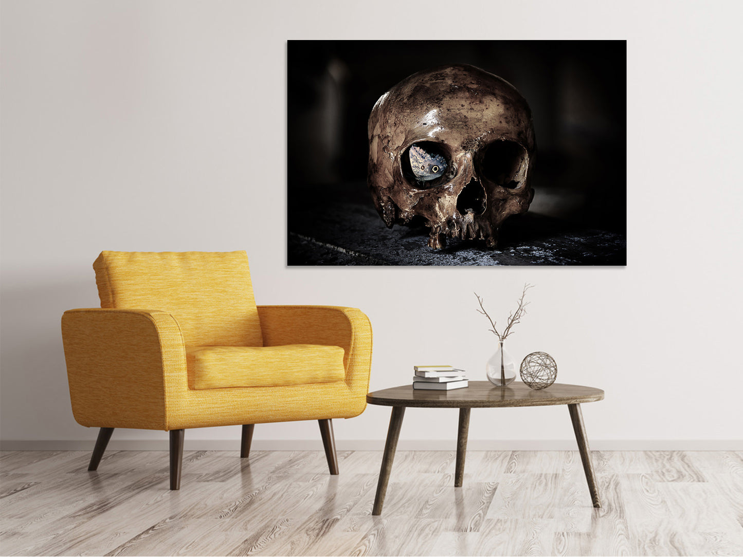 Leinwandbild Der Schädel