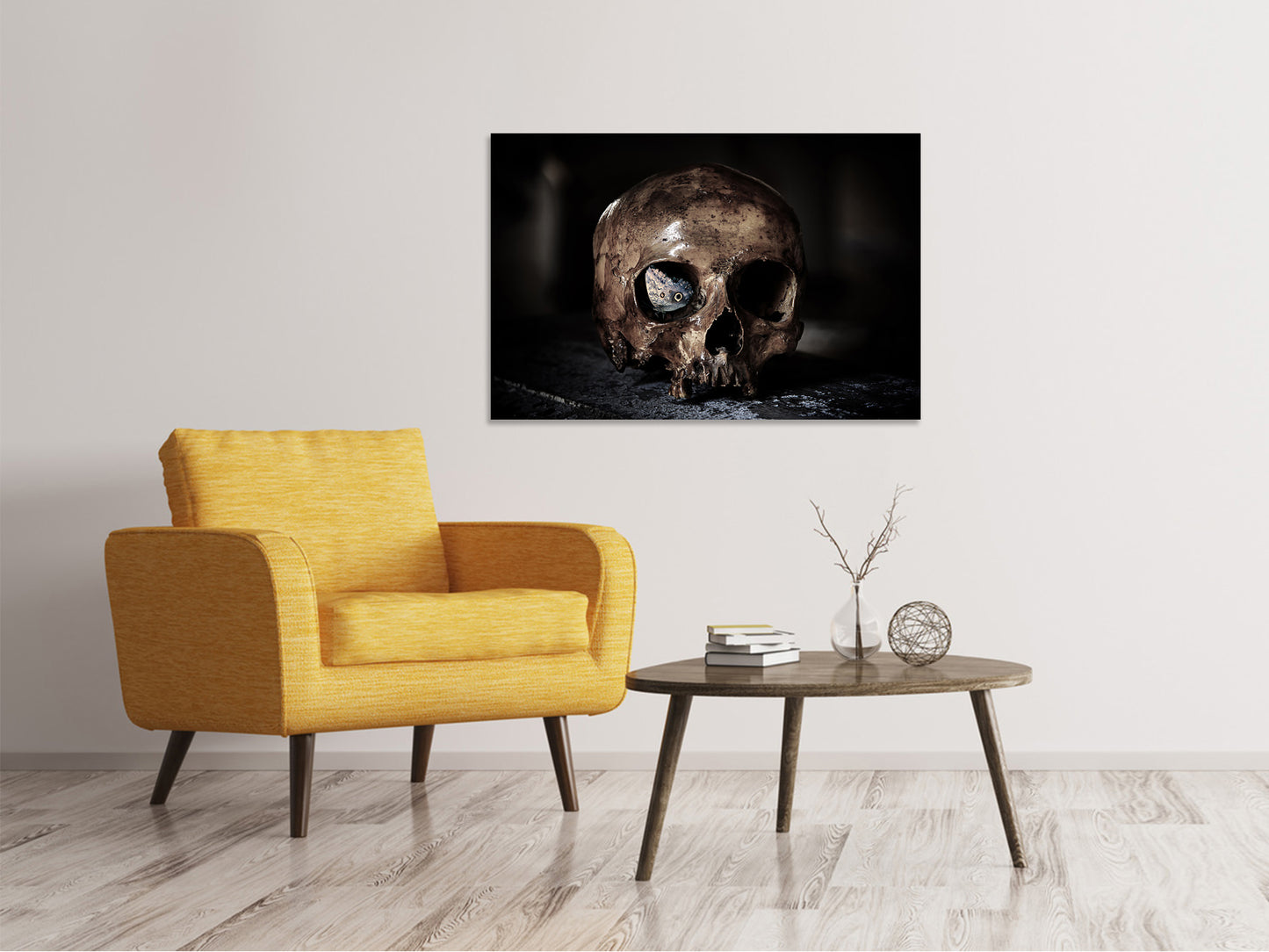 Leinwandbild Der Schädel