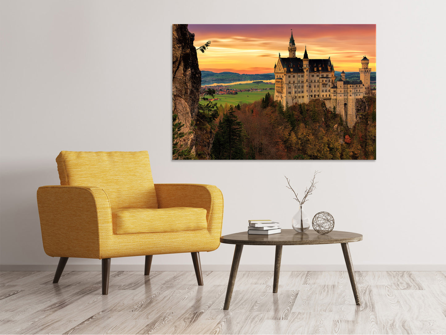 Leinwandbild Beeindruckendes Schloss