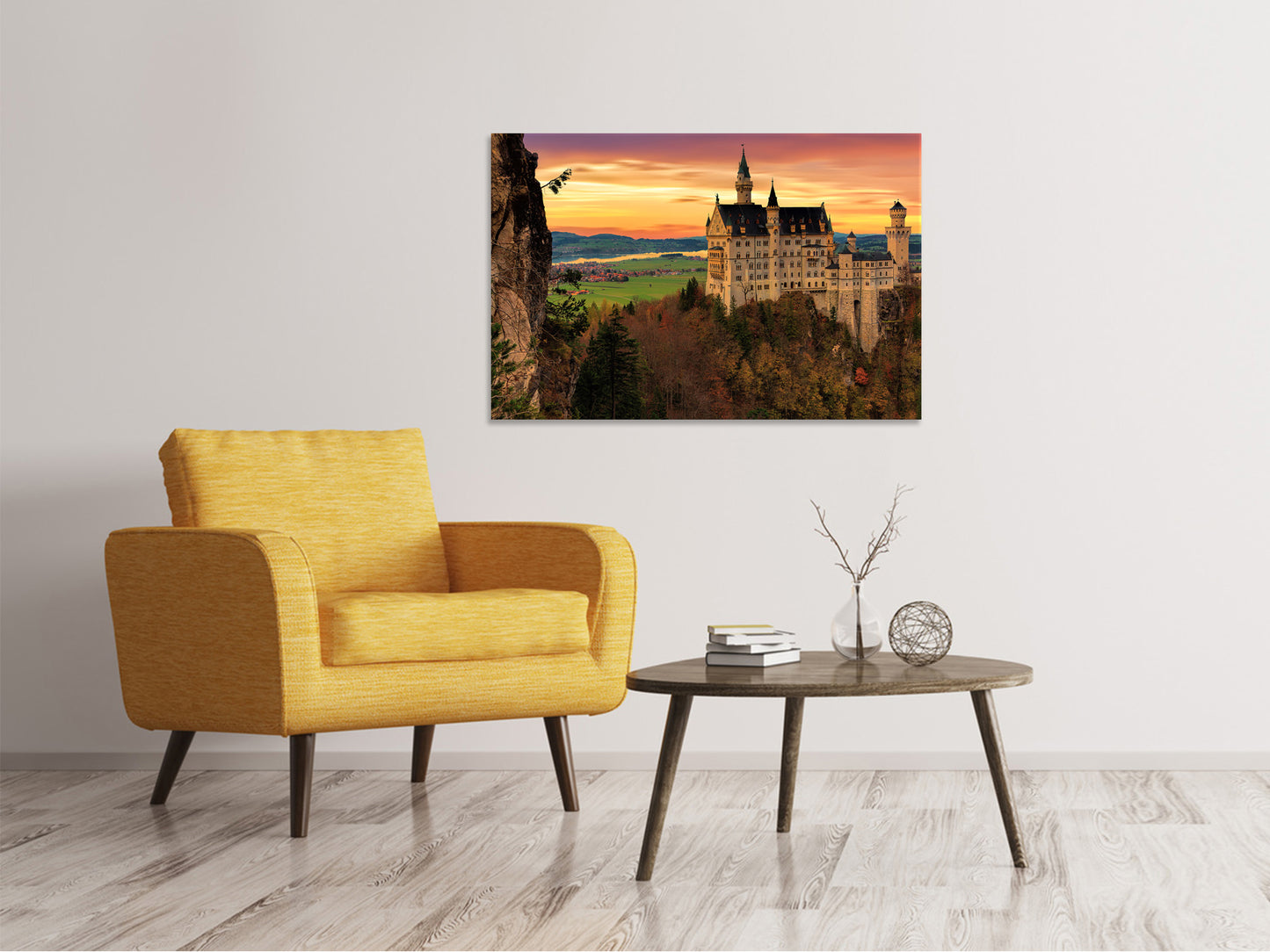 Leinwandbild Beeindruckendes Schloss