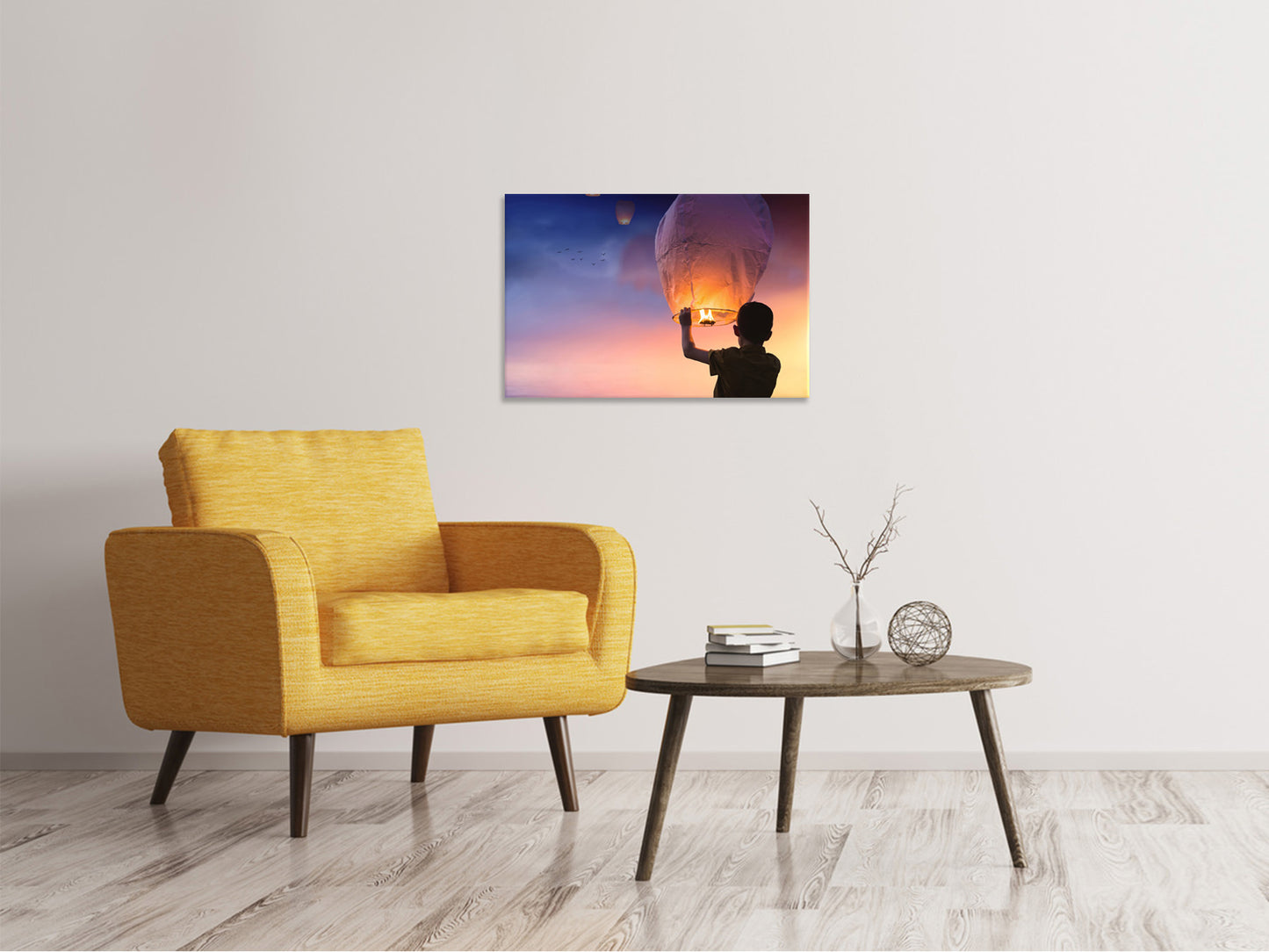 Leinwandbild Lichtlaternen