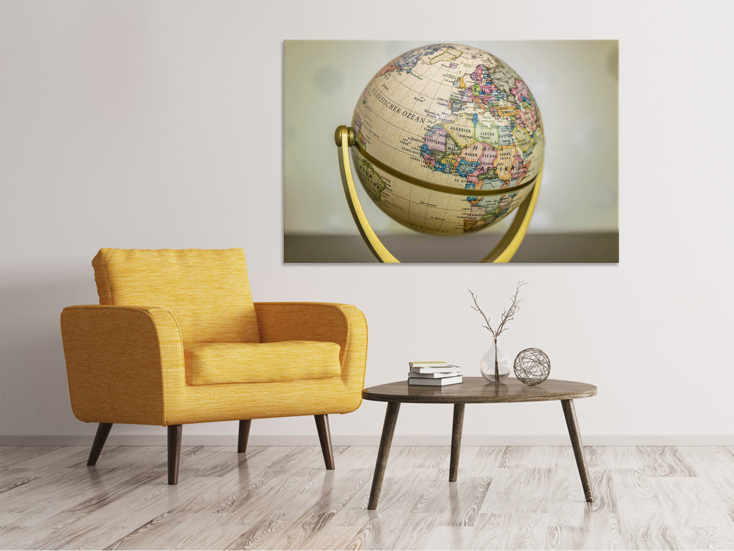 Leinwandbild Der Globus