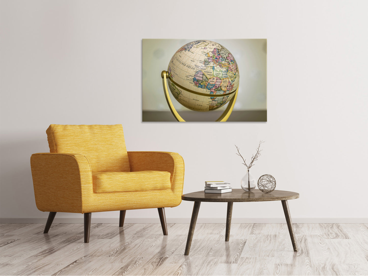 Leinwandbild Der Globus