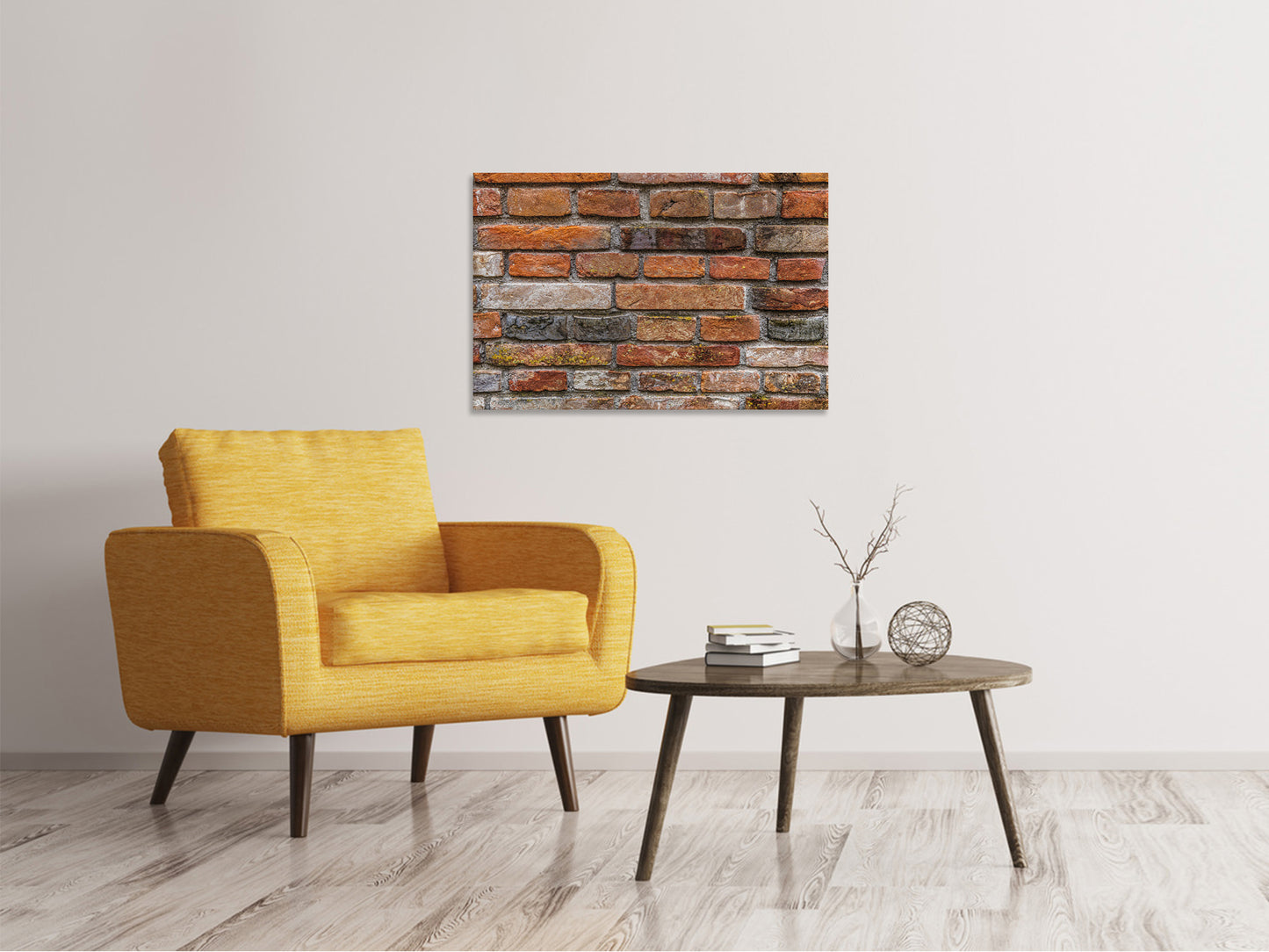 Leinwandbild Alte Klinker