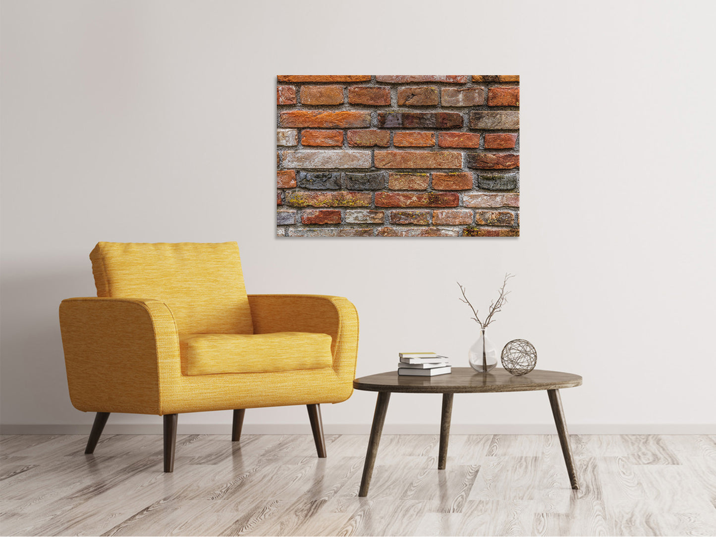 Leinwandbild Alte Klinker