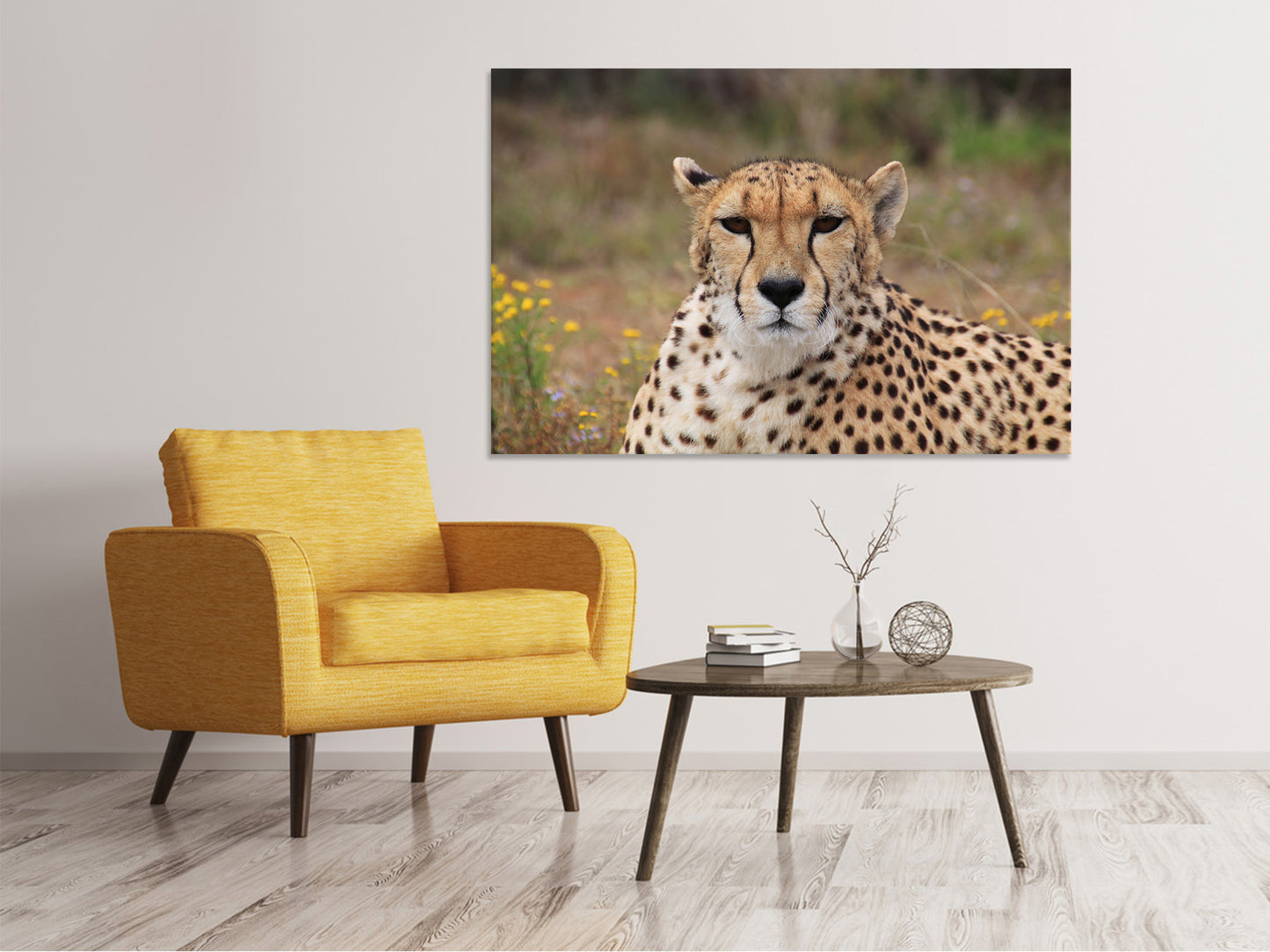 Leinwandbild Gepard XL