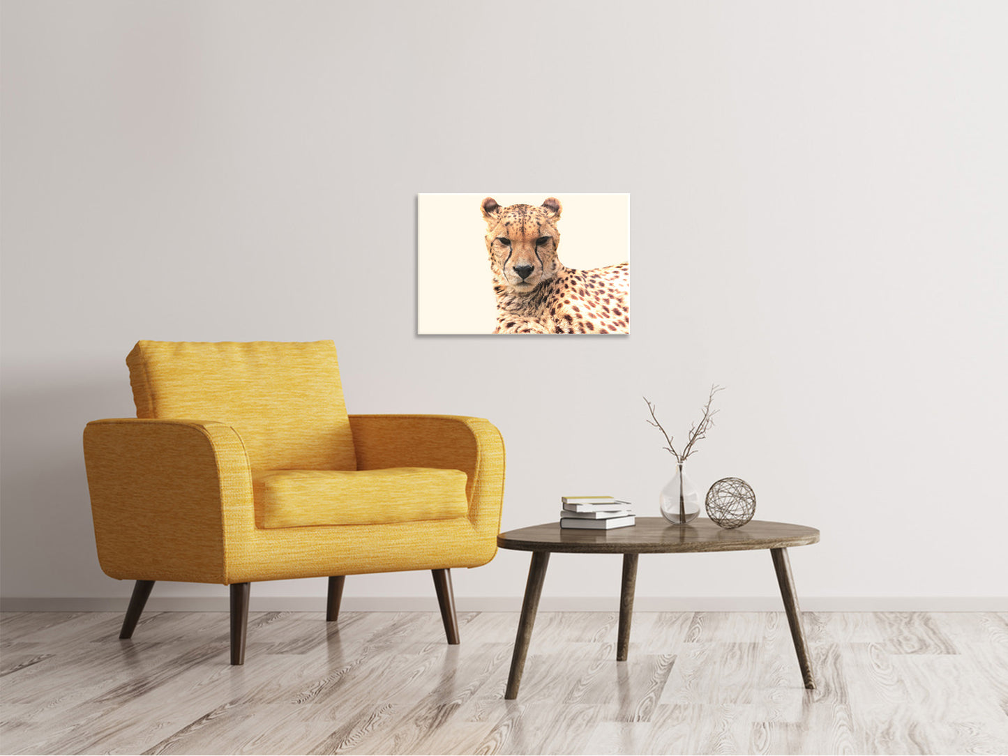 Leinwandbild Gepard in der Sonne