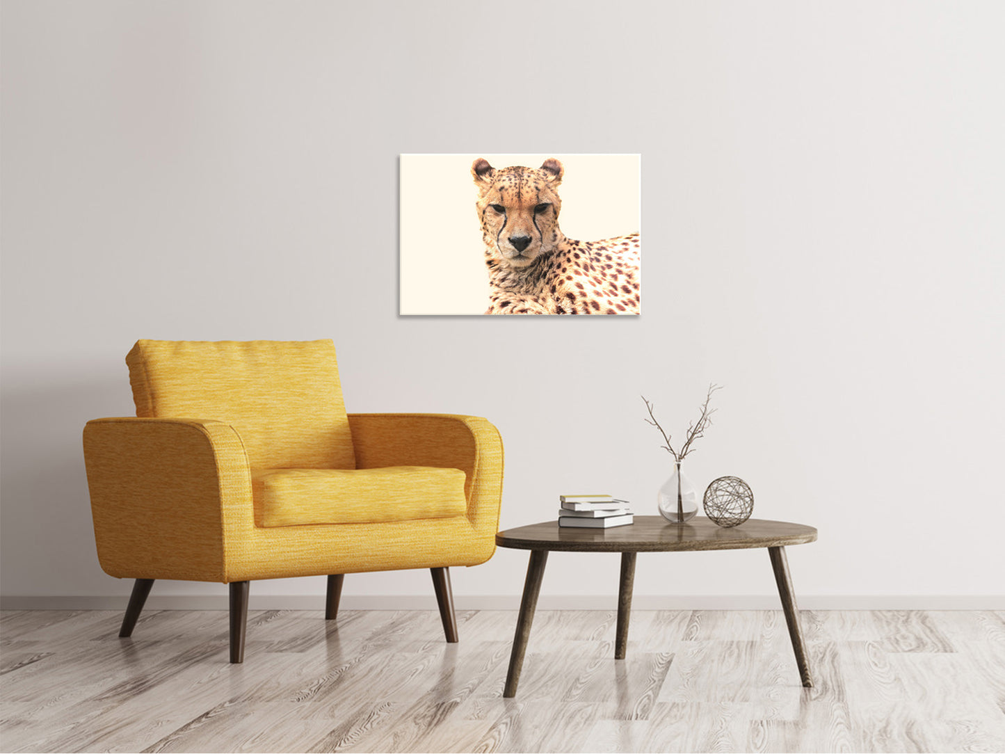 Leinwandbild Gepard in der Sonne