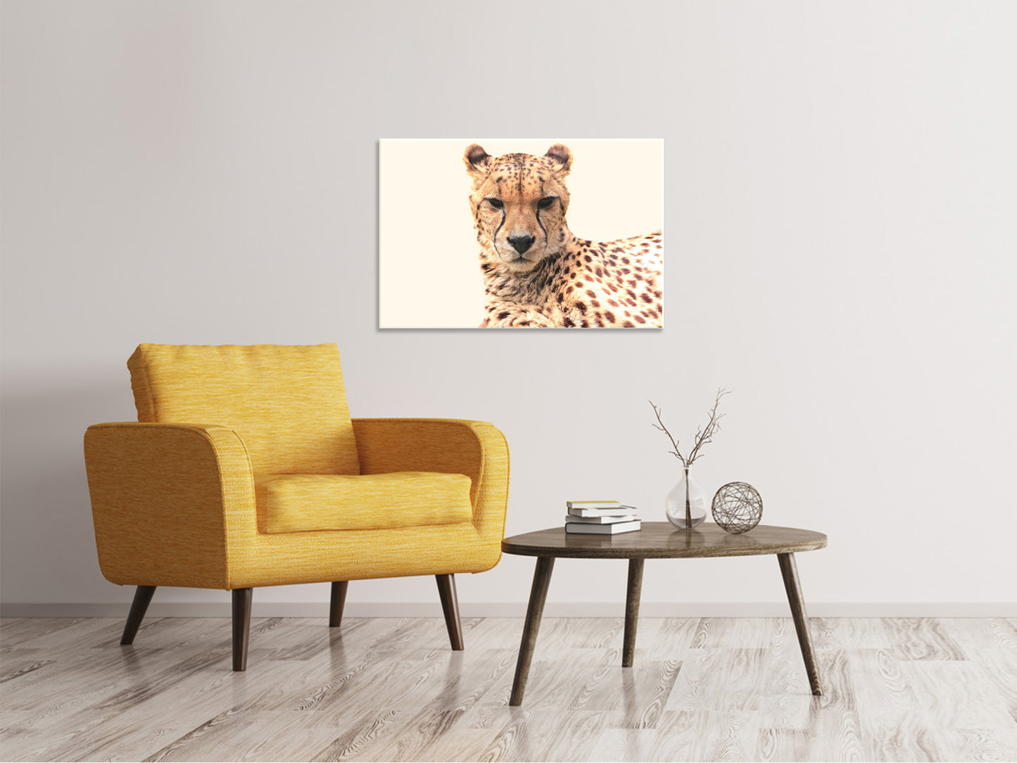 Leinwandbild Gepard in der Sonne