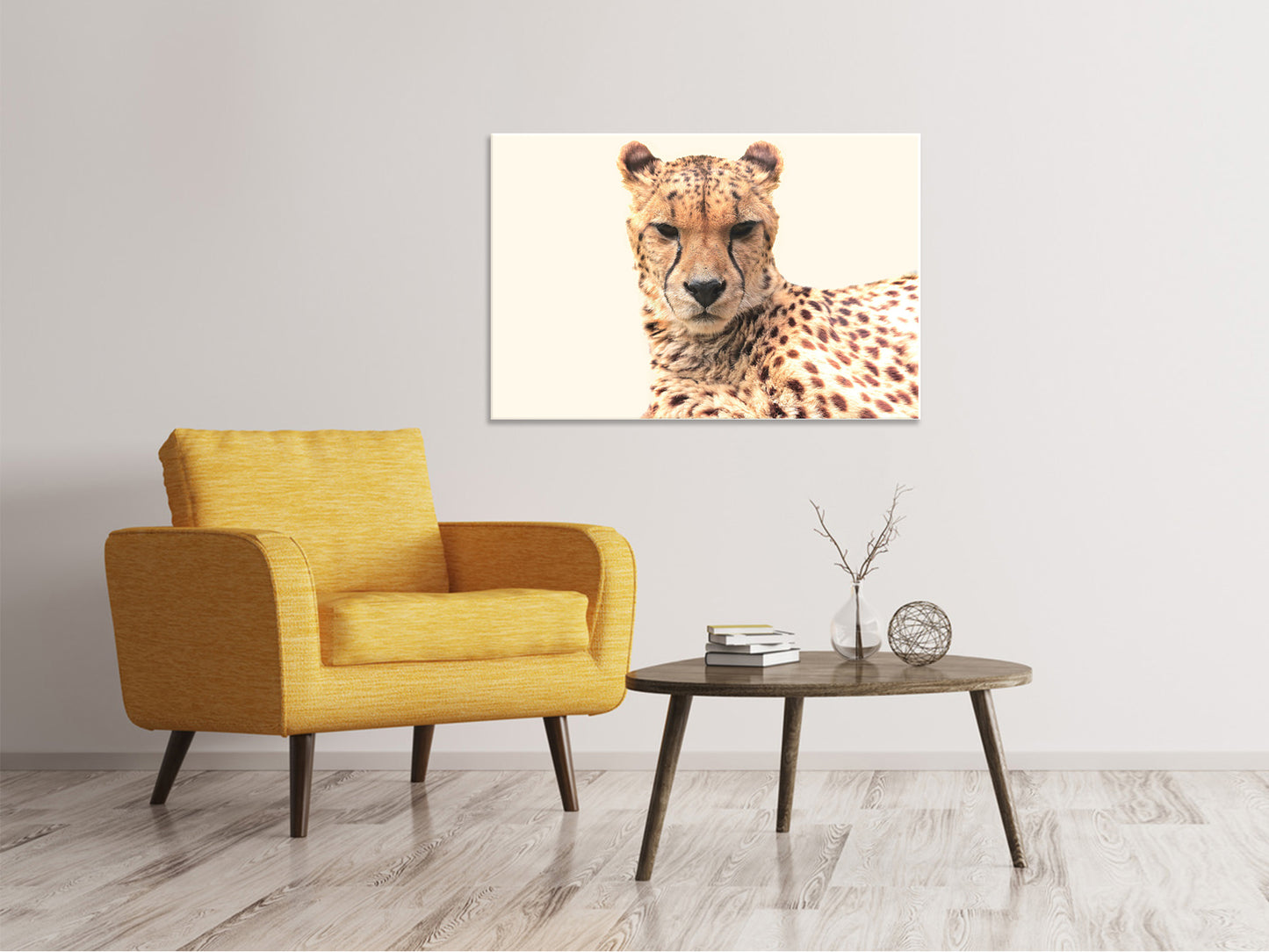 Leinwandbild Gepard in der Sonne