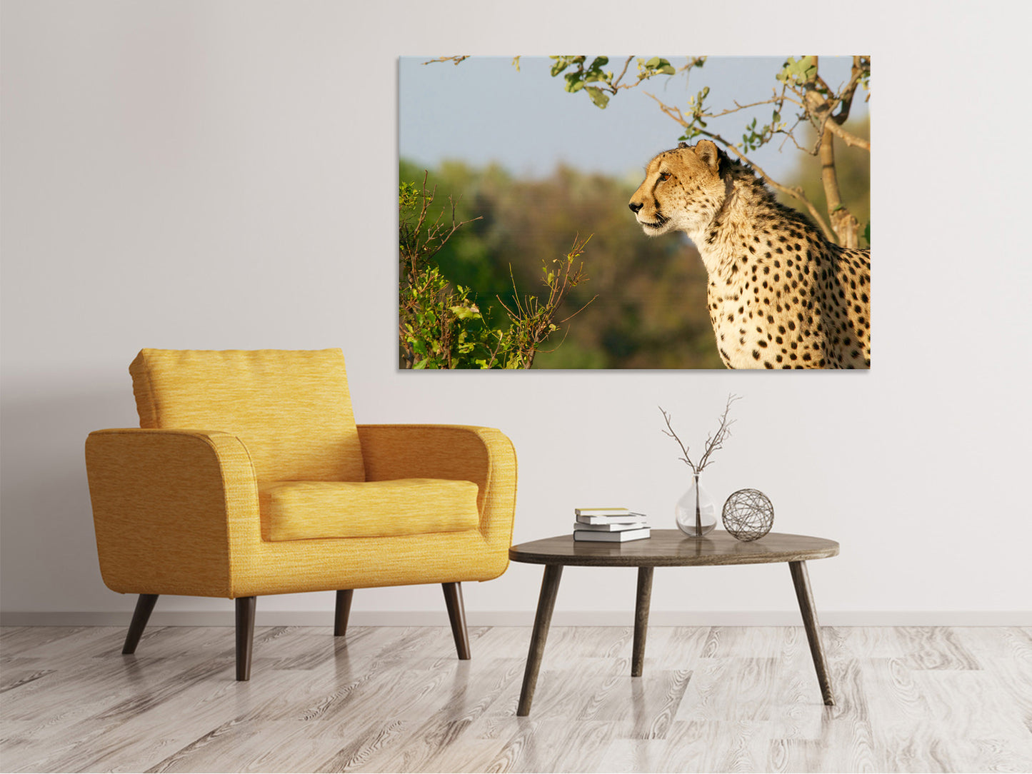 Leinwandbild Gepard in der Natur