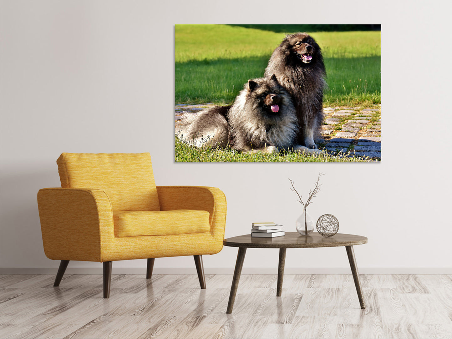 Leinwandbild 2 Wolfsspitz