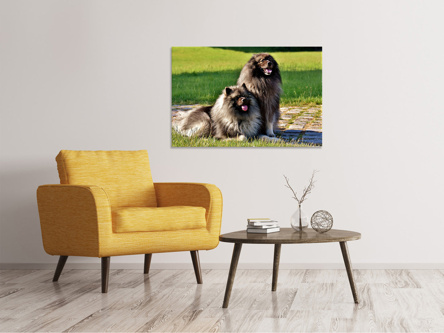 Leinwandbild 2 Wolfsspitz
