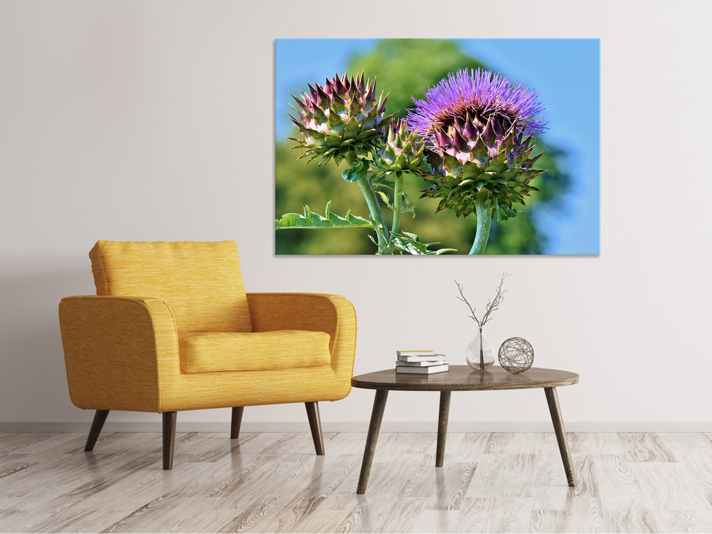 Leinwandbild Die Artischocke XL