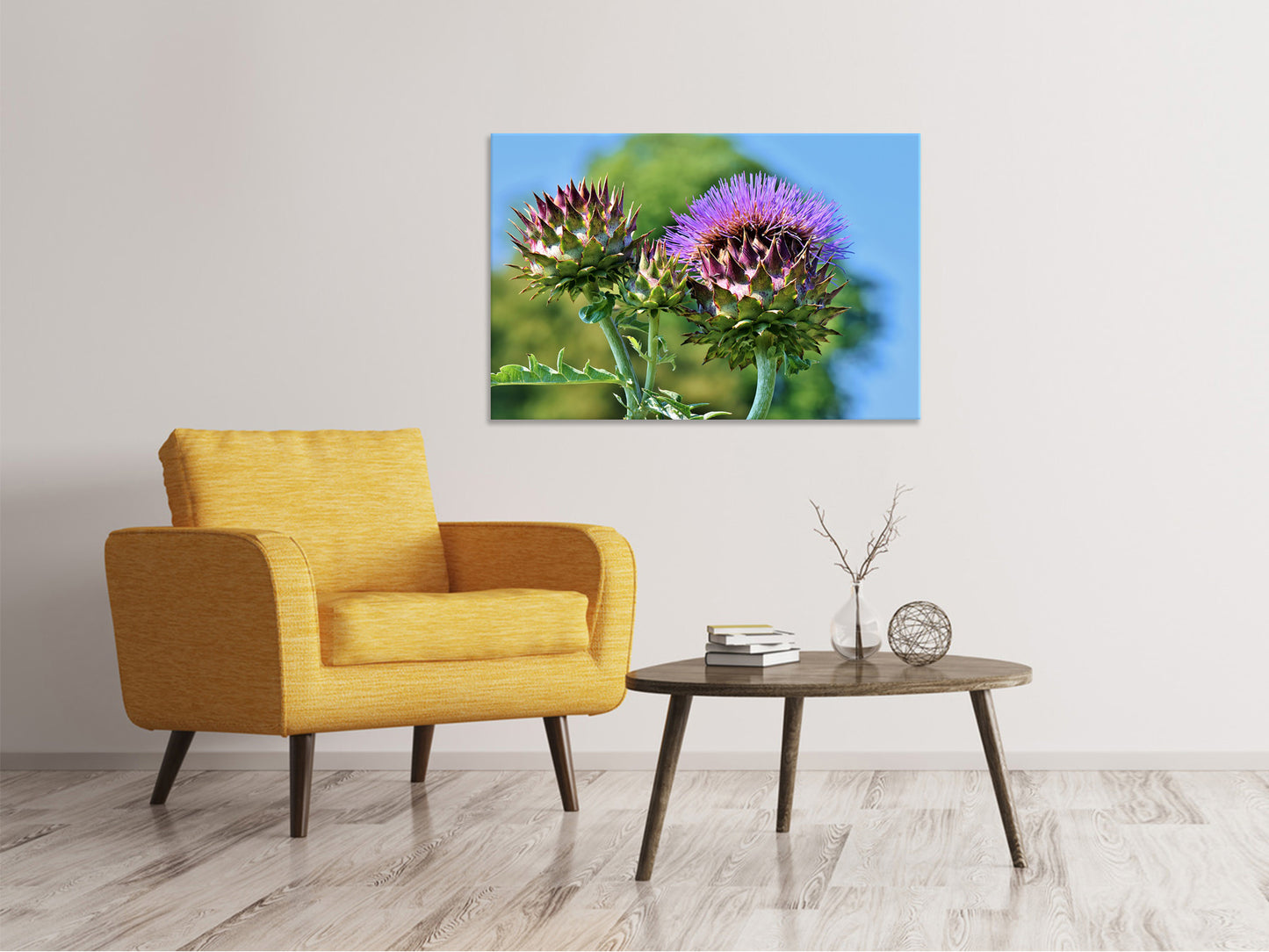 Leinwandbild Die Artischocke XL
