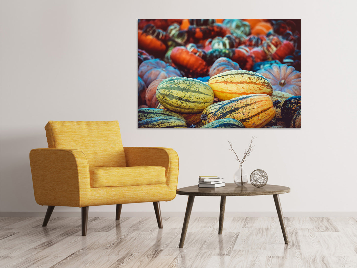Leinwandbild Kürbis Arten