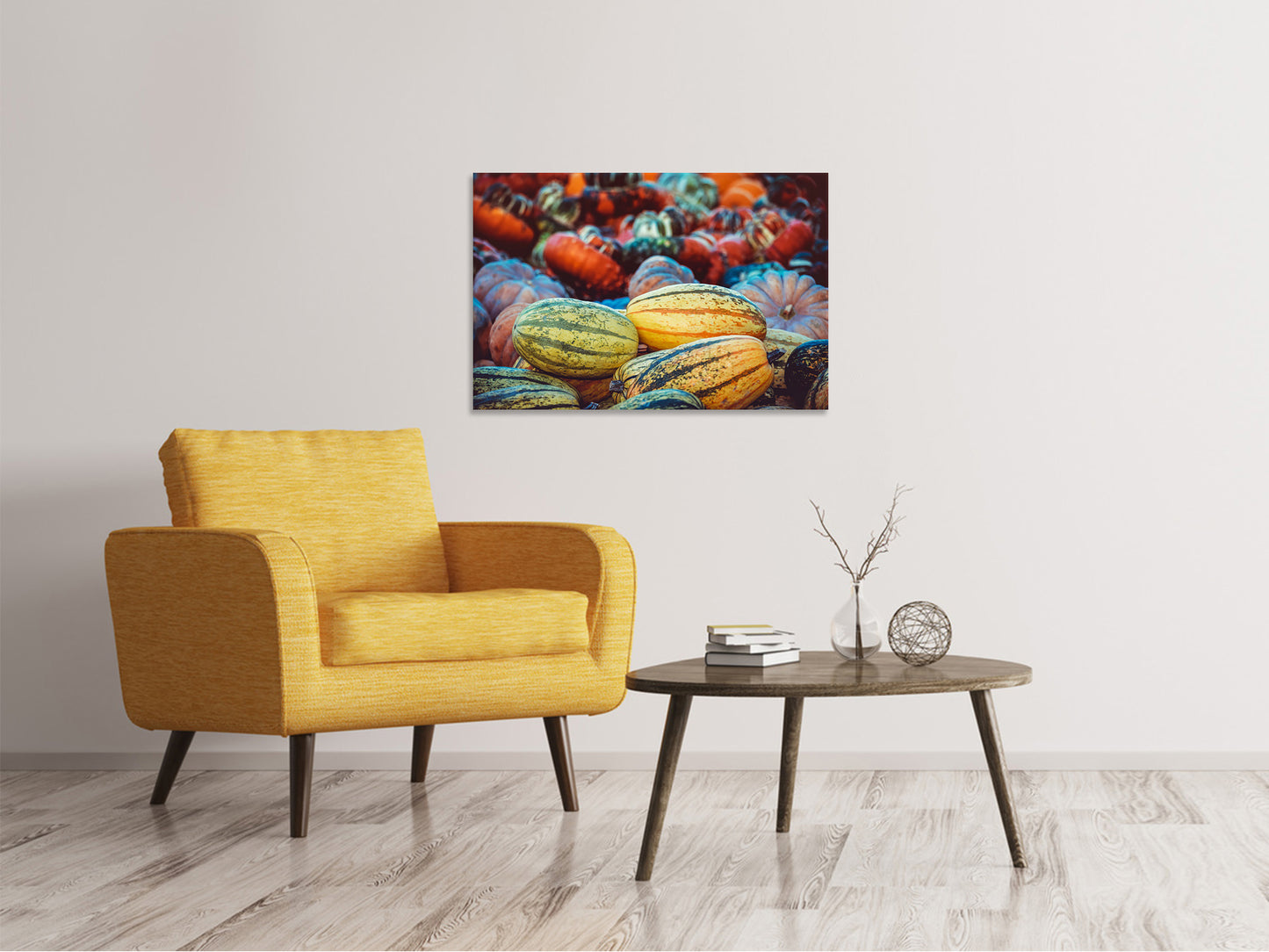 Leinwandbild Kürbis Arten