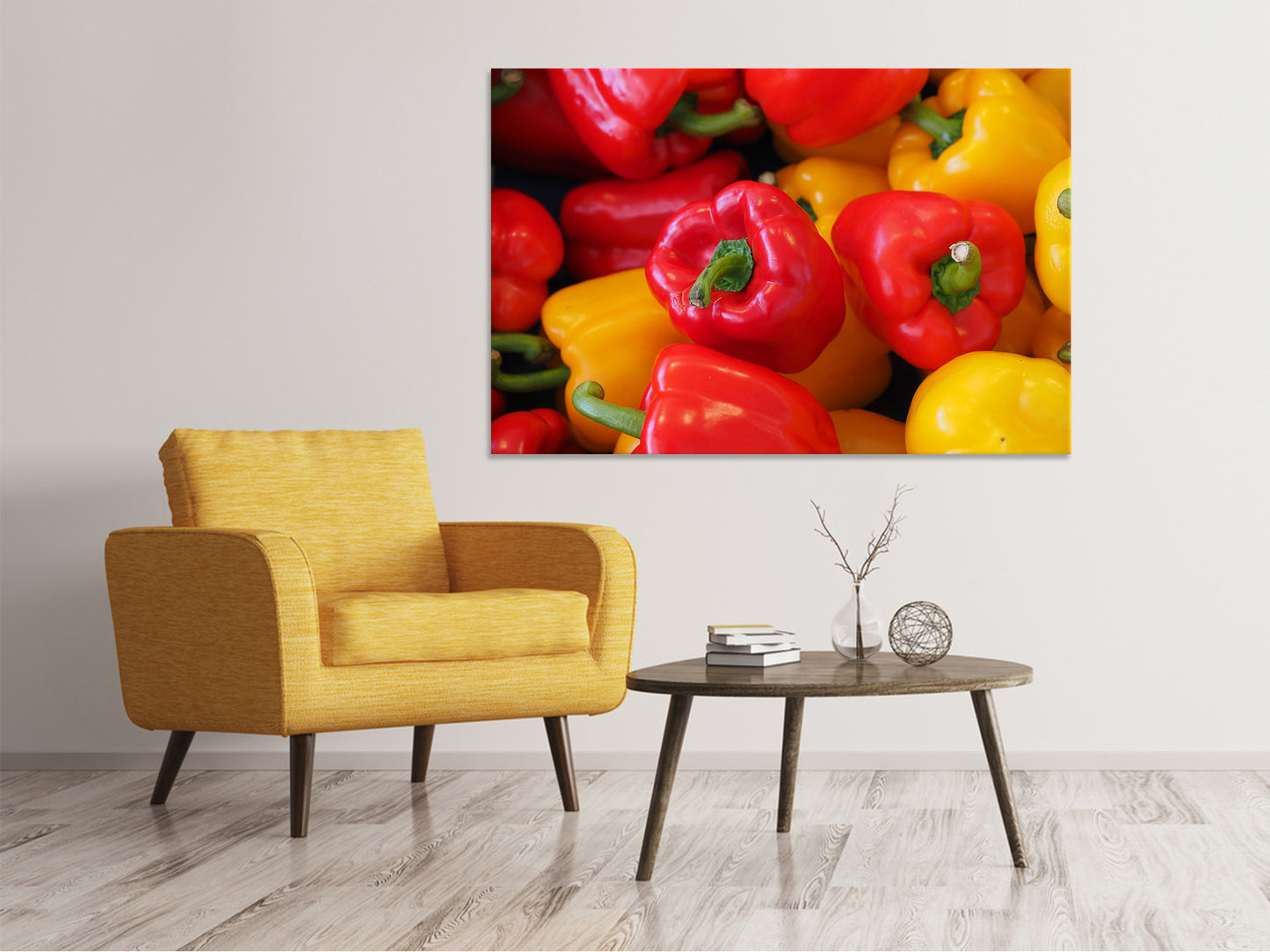Leinwandbild Frische Gemüsepaprika