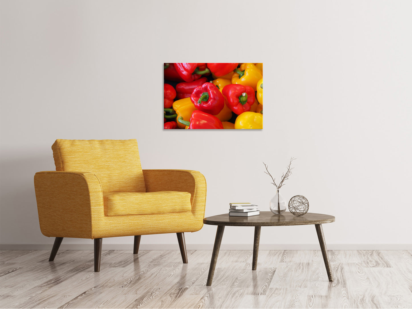 Leinwandbild Frische Gemüsepaprika