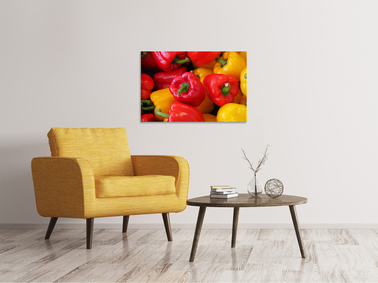 Leinwandbild Frische Gemüsepaprika