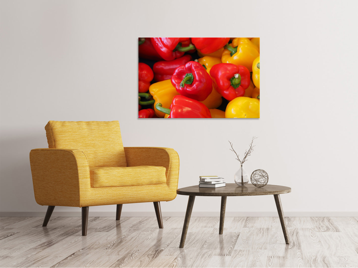 Leinwandbild Frische Gemüsepaprika