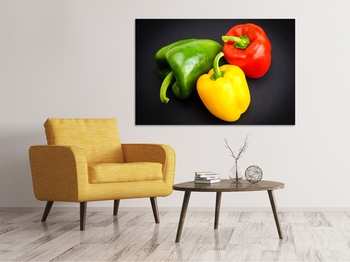 Leinwandbild Bunte Paprikas