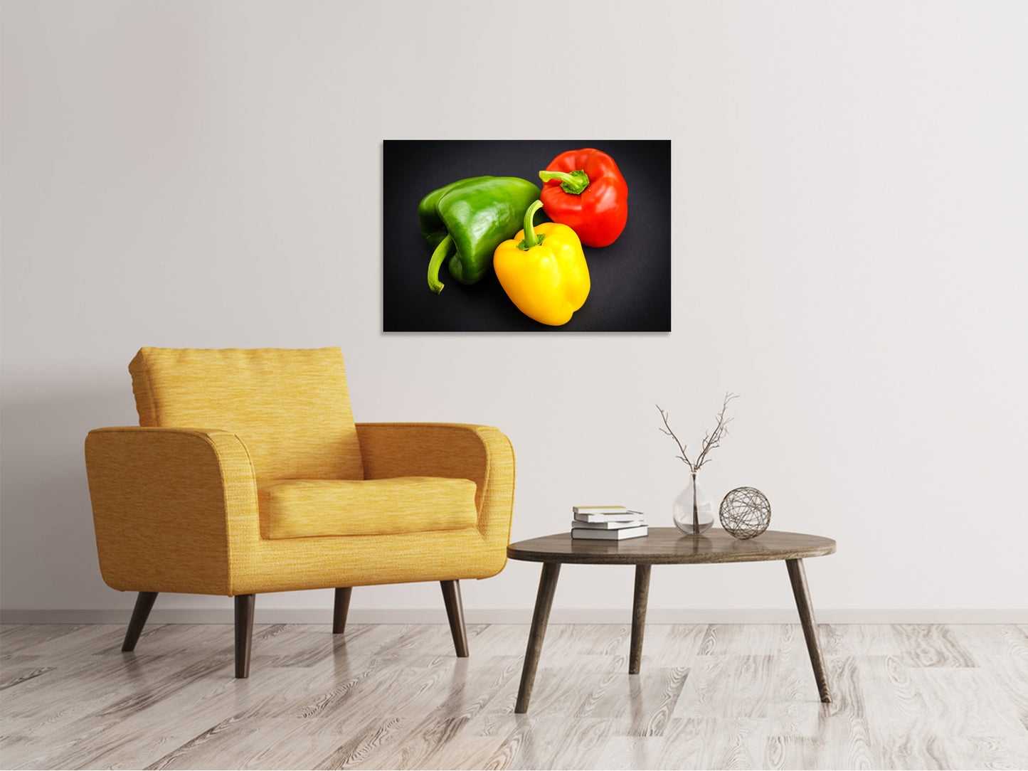 Leinwandbild Bunte Paprikas
