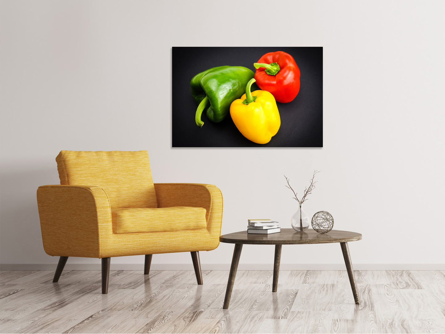 Leinwandbild Bunte Paprikas