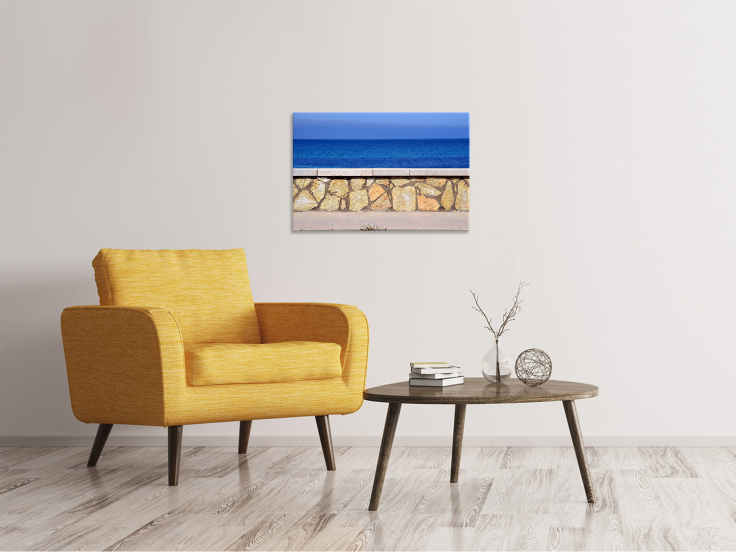 Leinwandbild An der Strandpromenade