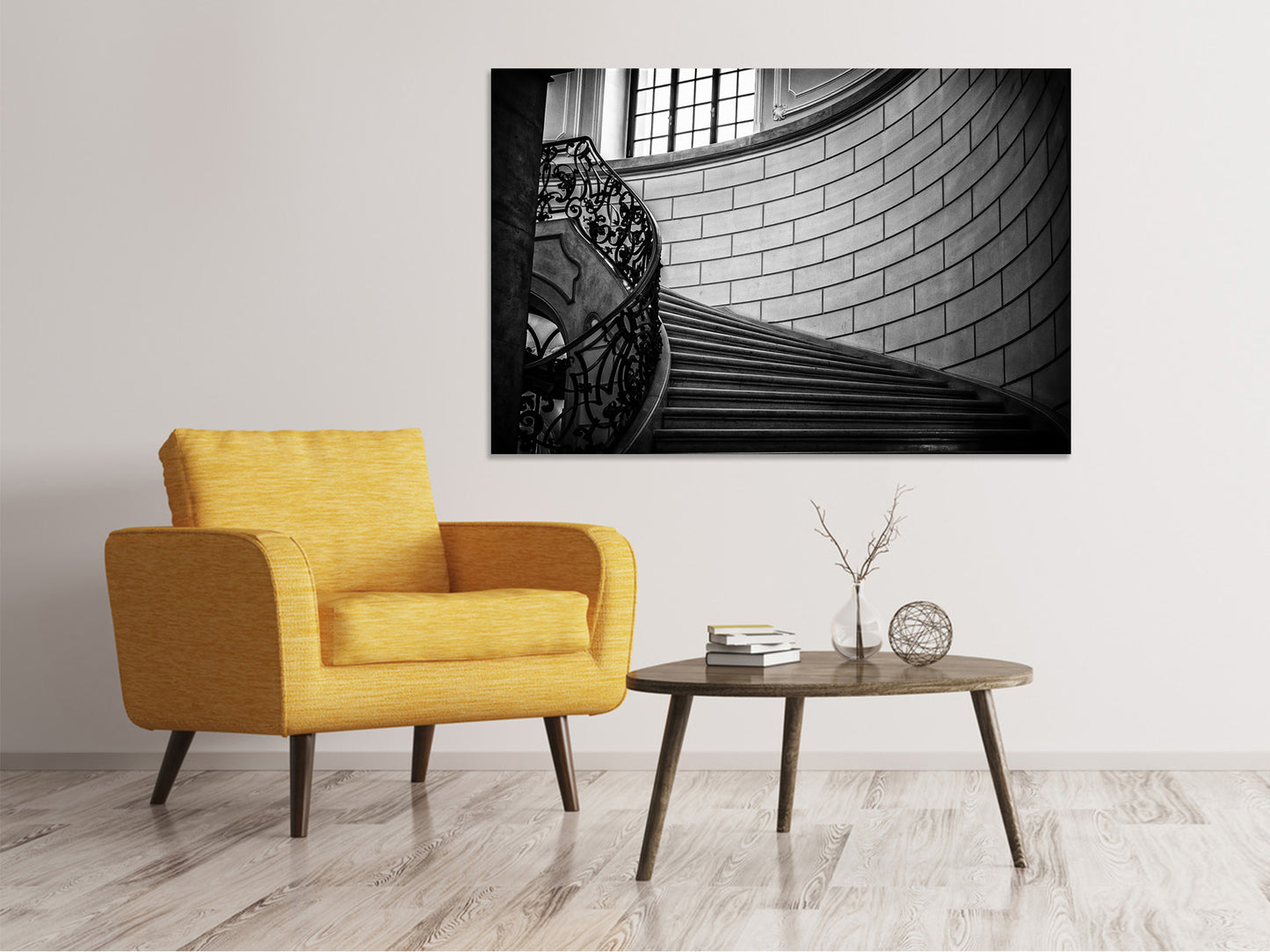 Leinwandbild Noble Treppe