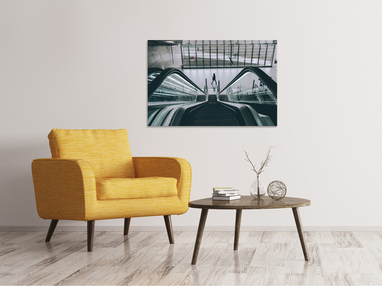 Leinwandbild Am Flughafen
