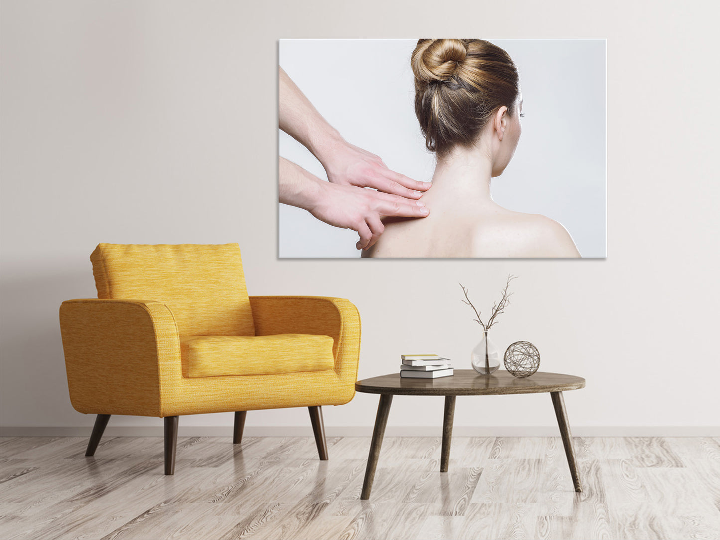Leinwandbild Nacken Massage