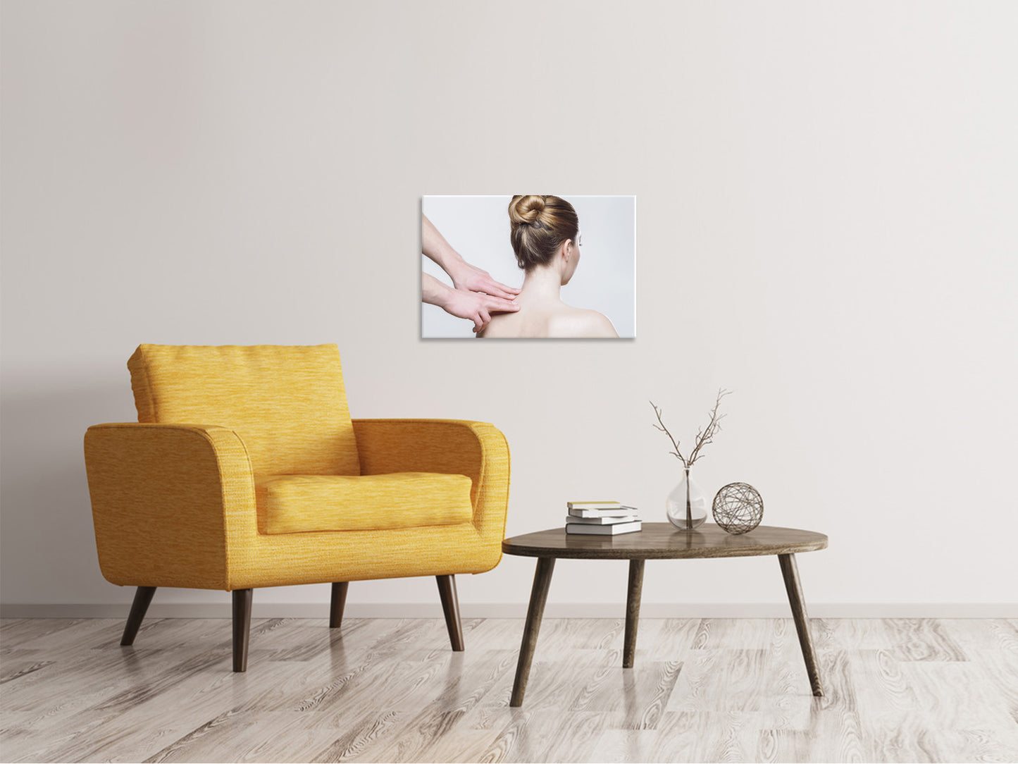 Leinwandbild Nacken Massage