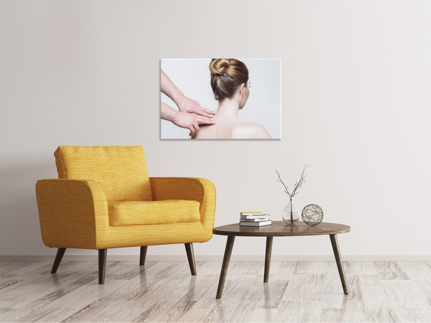 Leinwandbild Nacken Massage