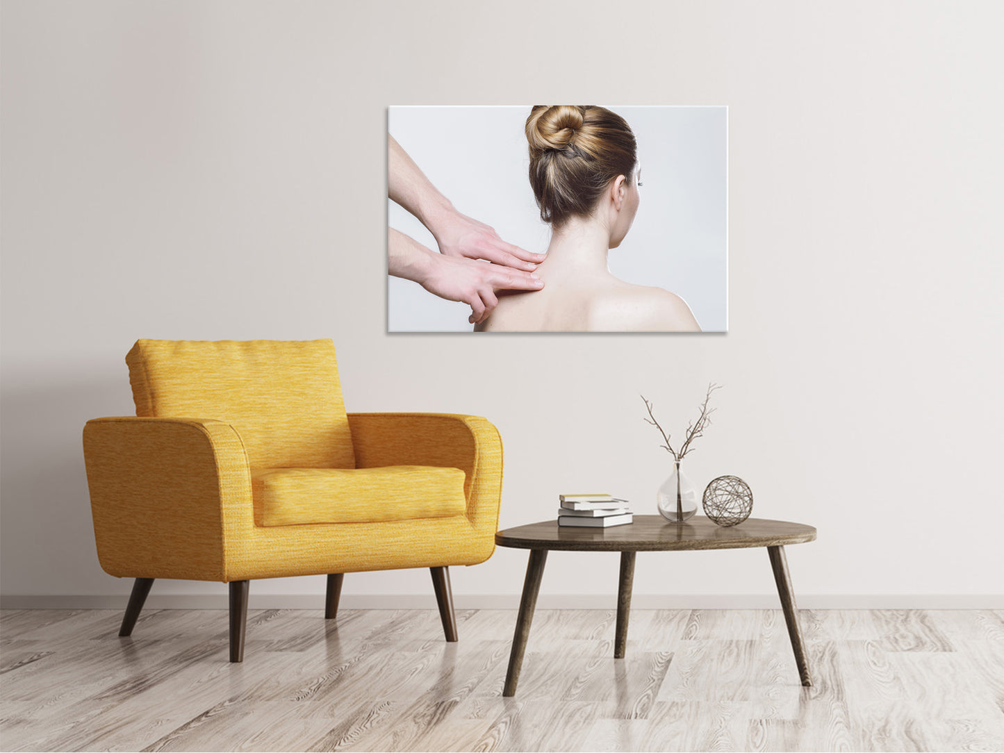 Leinwandbild Nacken Massage