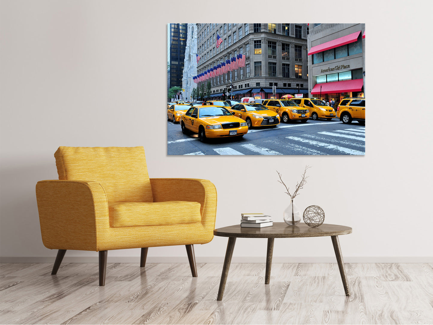Leinwandbild Manhattan - Taxi bitte