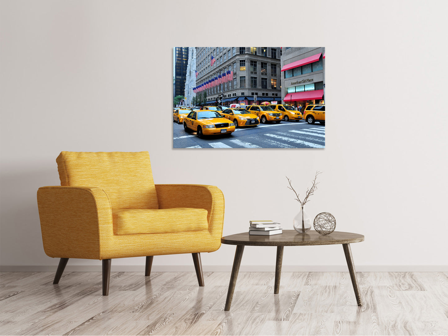 Leinwandbild Manhattan - Taxi bitte