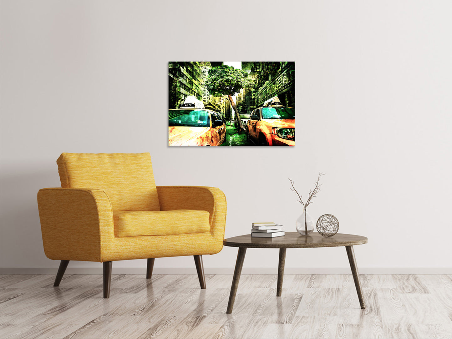 Leinwandbild Taxi Fantasie