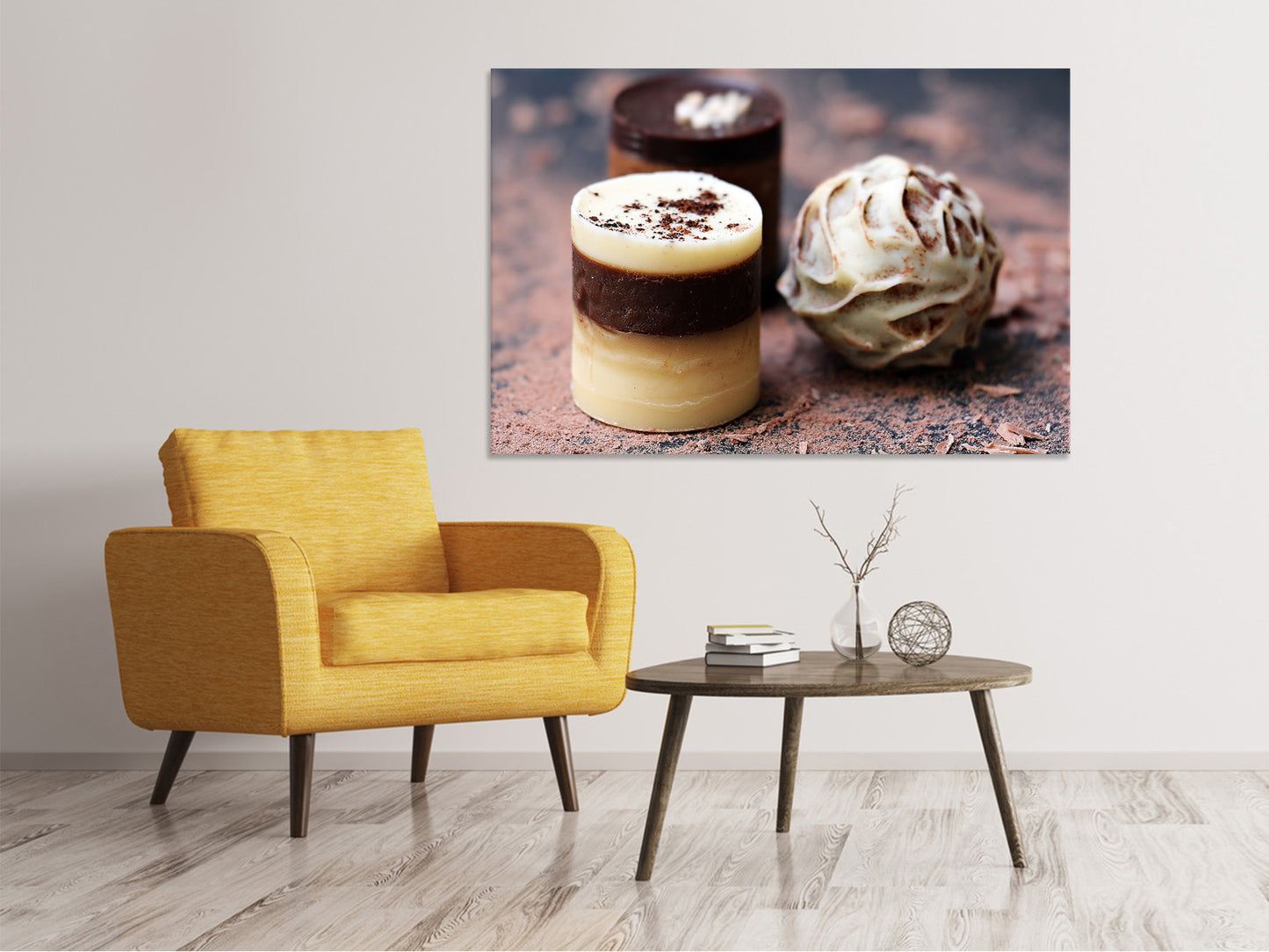 Leinwandbild XL Pralinen