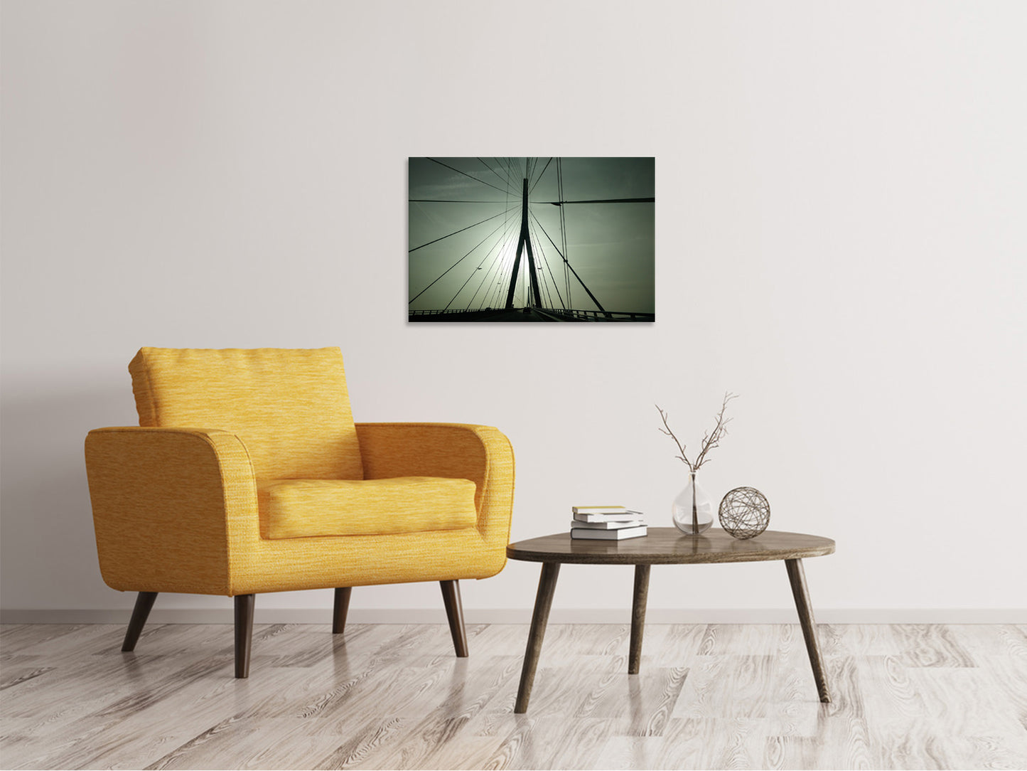 Leinwandbild Pont de Normandie Frankreich